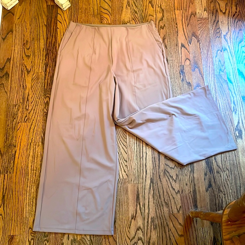 Wide leg business pants